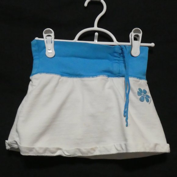 LA SENZA GIRL | large | White Skorts With Blue Waistband, Drawstring and Flower - Picture 1 of 12